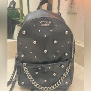 Black Victoria secret mini backpack